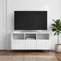 TV Cabinet with Drawer White 102 x 34.5 x 50 cm Engineered Wood