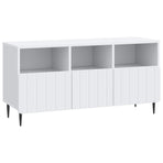 TV Cabinet with Drawer White 102 x 34.5 x 50 cm Engineered Wood