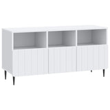 TV Cabinet with Drawer White 102 x 34.5 x 50 cm Engineered Wood - Front View