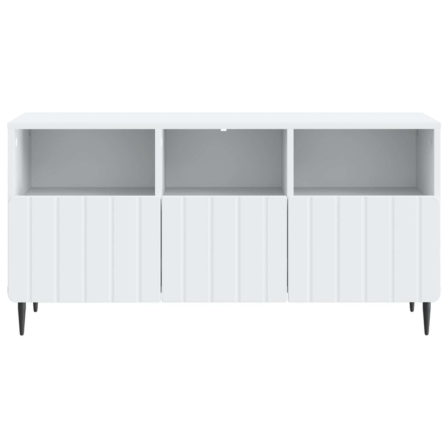 TV Cabinet with Drawer White 102 x 34.5 x 50 cm Engineered Wood