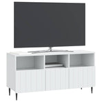 TV Cabinet with Drawer White 102 x 34.5 x 50 cm Engineered Wood