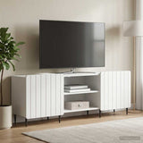 TV Cabinet White 150 x 31 x 52 cm Engineered Wood
