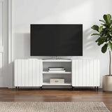 TV Cabinet White 150 x 31 x 52 cm Engineered Wood - Top-Down View