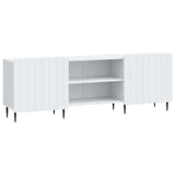TV Cabinet White 150 x 31 x 52 cm Engineered Wood - Front View