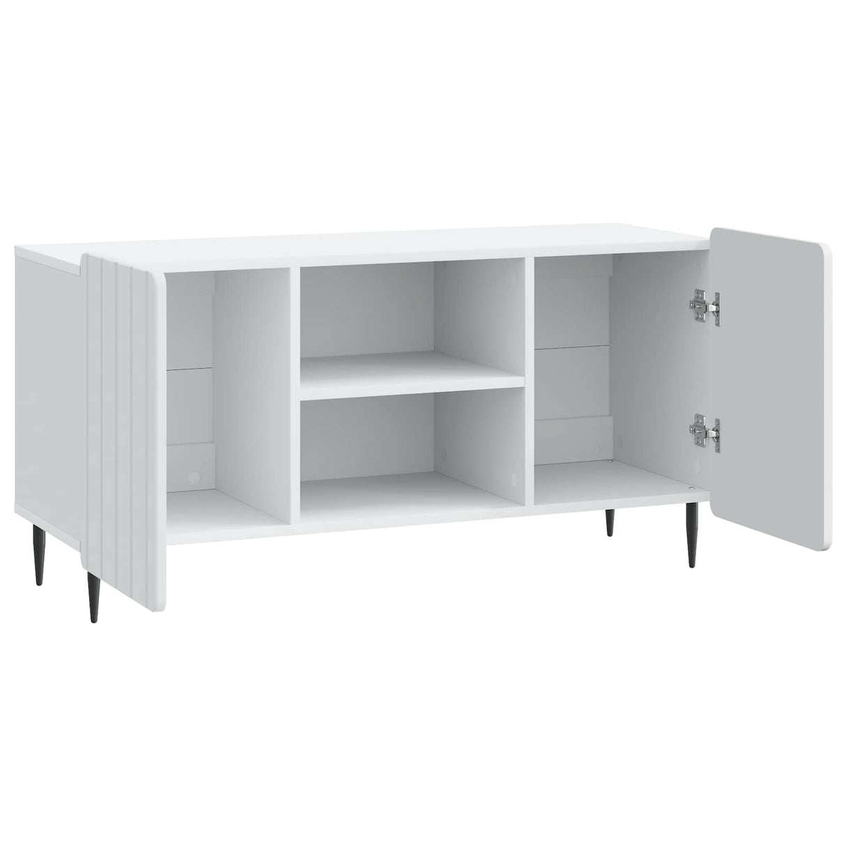 TV Cabinet White 102 x 34.5 x 52 cm Engineered Wood