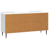 TV Cabinet White 102 x 34.5 x 52 cm Engineered Wood - Low Angle