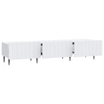 TV Cabinet with Drawer White 147 x 34.5 x 32 cm Engineered Wood