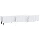 TV Cabinet with Drawer White 147 x 34.5 x 32 cm Engineered Wood - 45-Degree Angle