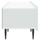TV Cabinet with Drawer White 147 x 34.5 x 32 cm Engineered Wood