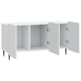 TV Cabinet White 99 x 34.5 x 52 cm Engineered Wood - 45-Degree Angle
