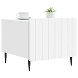 Coffee Table with Drawer White 49 x 50 x 42 cm Engineered Wood