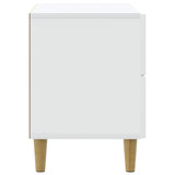 Bedside Cabinet White 62 x 34.5 x 48 cm Engineered Wood