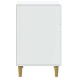 Bedside Cabinet White 43 x 41 x 66.5 cm Engineered Wood