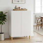 Sideboard White 66 x 34.5 x 90 cm Engineered Wood