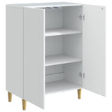 Sideboard White 66 x 34.5 x 90 cm Engineered Wood - 45-Degree Angle
