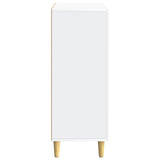 Sideboard White 66 x 34.5 x 90 cm Engineered Wood - Close-Up Angle