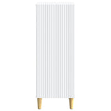 Sideboard White 33 x 34.5 x 90 cm Engineered Wood - Rear View