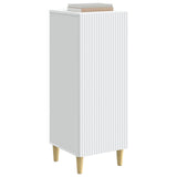 Sideboard White 33 x 34.5 x 90 cm Engineered Wood - Side View