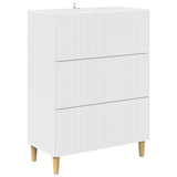 Drawer Cabinet White 66 x 34.5 x 90 cm Engineered Wood