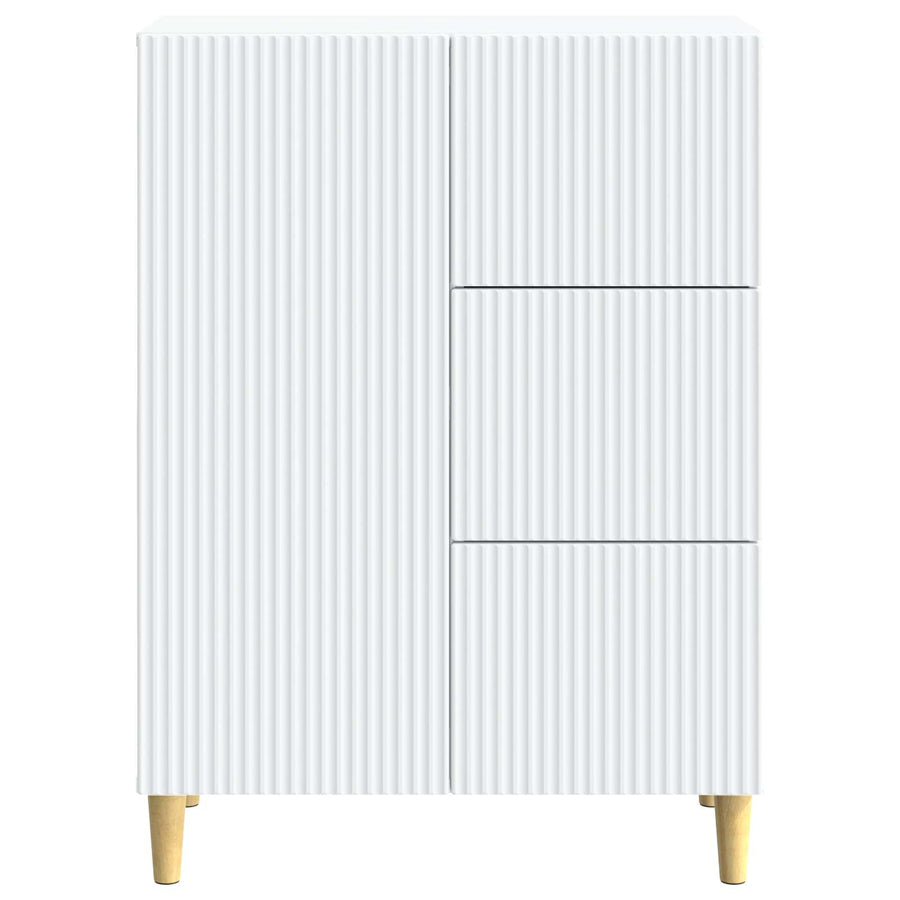Sideboard White 66 x 34.5 x 90 cm Engineered Wood