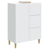 Sideboard with Drawer White 66 x 34.5 x 90 cm Engineered Wood