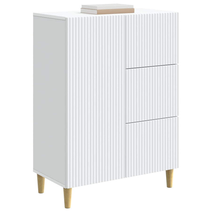 Sideboard White 66 x 34.5 x 90 cm Engineered Wood