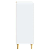Sideboard with Drawer White 66 x 34.5 x 90 cm Engineered Wood - Close-Up Angle