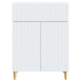 Sideboard with Drawer White 66 x 34.5 x 90 cm Engineered Wood
