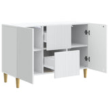 Sideboard with Drawer White 89 x 34.5 x 60 cm Engineered Wood