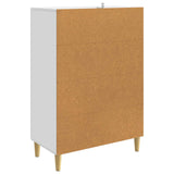 Sideboard with Drawer White 66 x 34.5 x 95 cm Engineered Wood