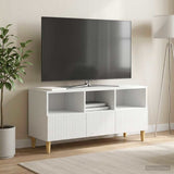 TV Cabinet with Drawer White 102 x 34.5 x 50 cm Engineered Wood