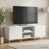 TV Cabinet White 150 x 31 x 50 cm Engineered Wood - Top-Down View