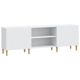 TV Cabinet White 150 x 31 x 50 cm Engineered Wood - Front View