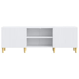 TV Cabinet White 150 x 31 x 50 cm Engineered Wood - Rear View