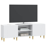 TV Cabinet White 150 x 31 x 50 cm Engineered Wood - Side View
