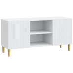 TV Cabinet White 102 x 34.5 x 50 cm Engineered Wood