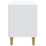 TV Cabinet White 102 x 34.5 x 50 cm Engineered Wood