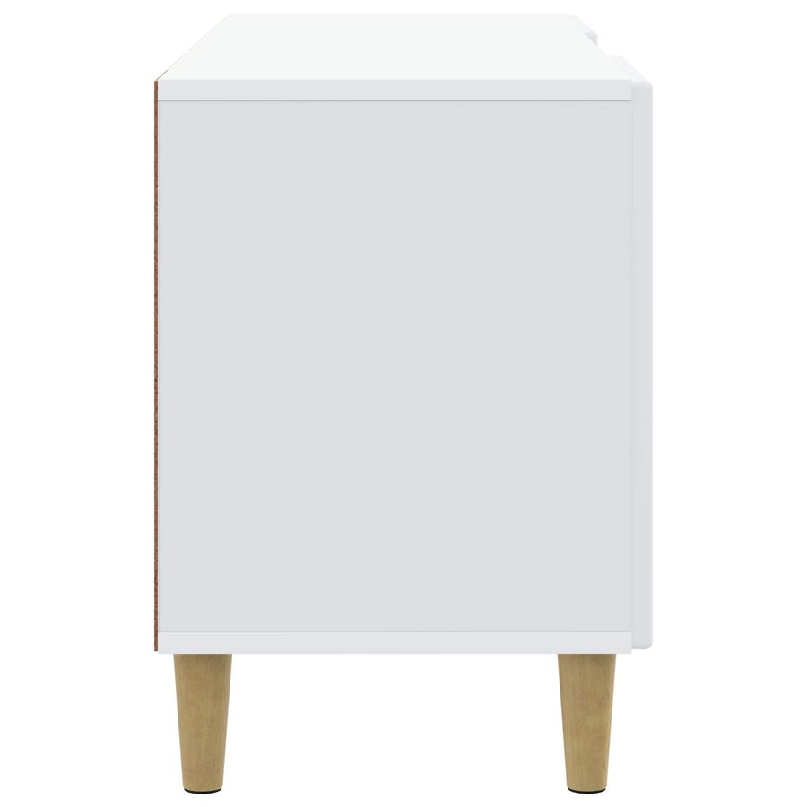 TV Cabinet White 102 x 34.5 x 50 cm Engineered Wood