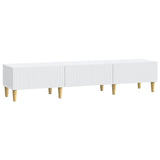 TV Cabinet with Drawer White 147 x 34.5 x 30 cm Engineered Wood