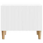 Coffee Table with Drawer White 49 x 50 x 40 cm Engineered Wood