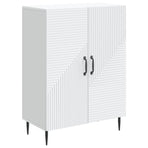Sideboard White 66 x 34.5 x 89.5 cm Engineered Wood