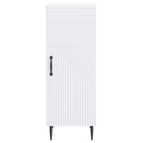 Sideboard White 33 x 34.5 x 89.5 cm Engineered Wood - Rear View