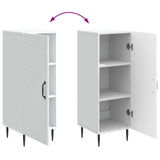 Sideboard White 33 x 34.5 x 89.5 cm Engineered Wood - Extra Image