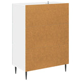 Drawer Cabinet White 66 x 34.5 x 89.5 cm Engineered Wood - Low Angle