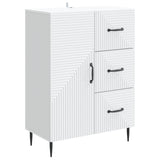 Sideboard with Drawer White 66 x 34.5 x 89.5 cm Engineered Wood