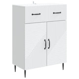 Sideboard with Drawer White 66 x 34.5 x 89.5 cm Engineered Wood