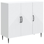 Sideboard White 89 x 34.5 x 80 cm Engineered Wood