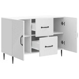 Sideboard with Drawer White 89 x 34.5 x 60 cm Engineered Wood