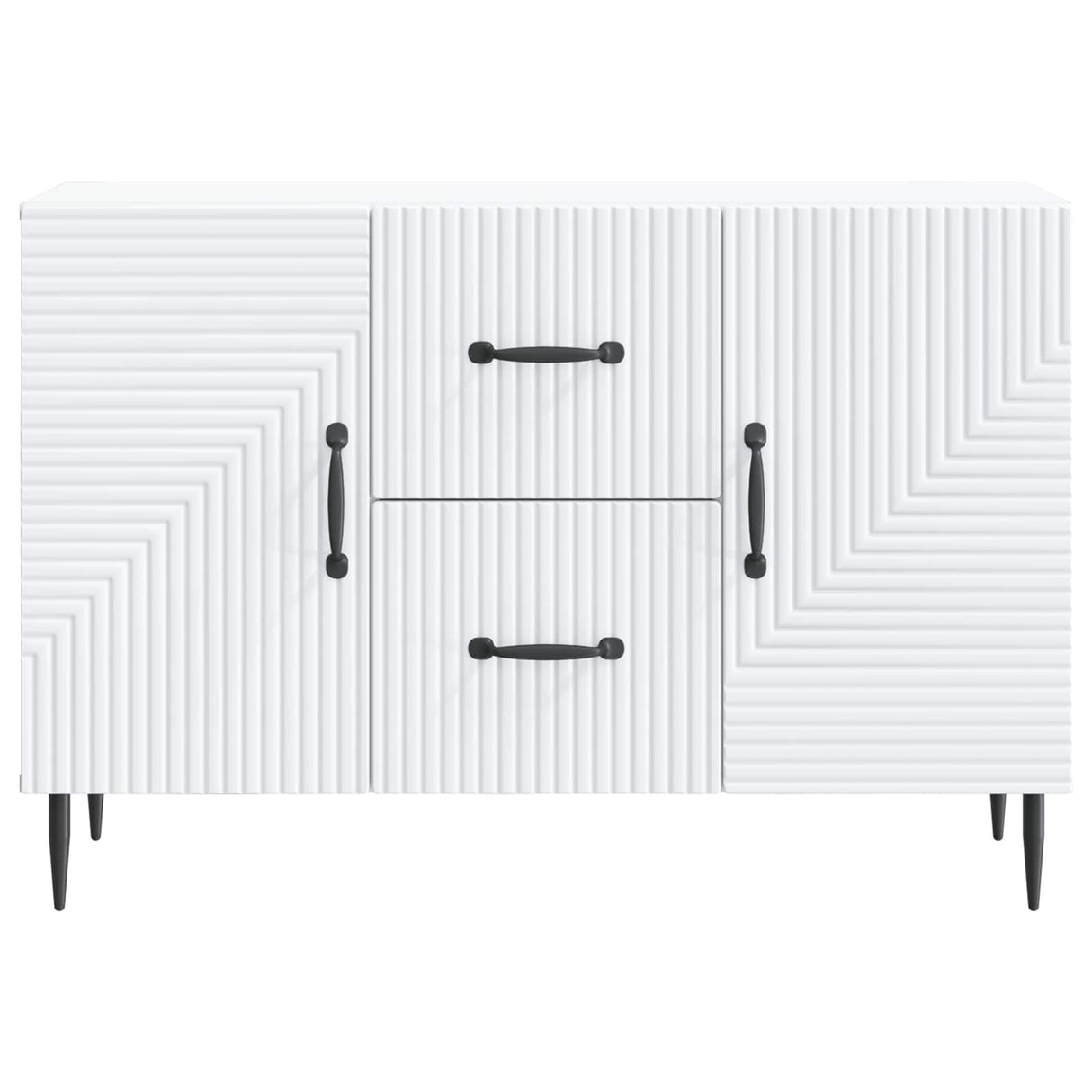 Sideboard with Drawer White 89 x 34.5 x 60 cm Engineered Wood