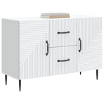 Sideboard White 89 x 34.5 x 60 cm Engineered Wood